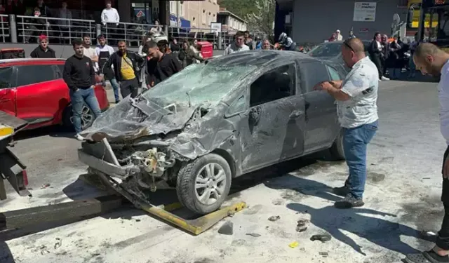 Ataşehir'de korkutan kaza