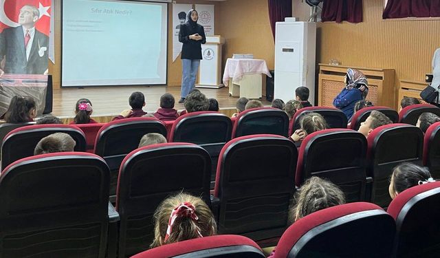 Kızılcahamam’da İlkokul Öğrencilerine Sıfır Atık Eğitimi