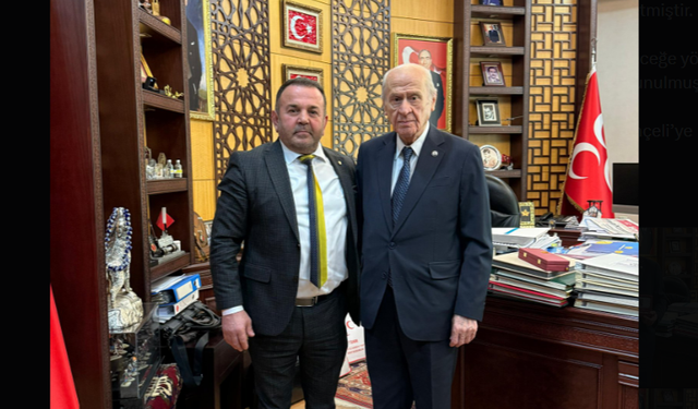 Başkan Yaman’dan Bahçeli’ye Resmi Ziyaret