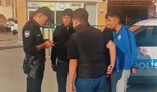 Polisten okul çevresinde huzur uygulaması