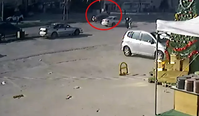 Otomobilde korkutan kaza