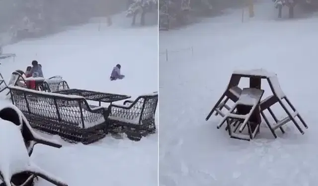 Uludağ’da kar kalınlığı 18 santimetreye ulaştı