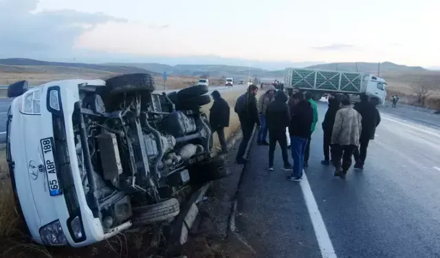 Van'da zincirleme kaza