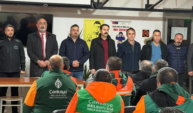 Çankaya’da Temizlik Emekçilerine Yeni Yıl Ziyareti