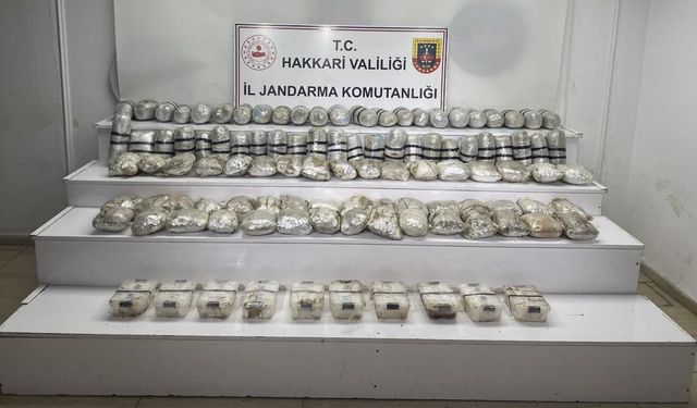 Arazide 60 kilo 400 gram uyuşturucu yakalandı!