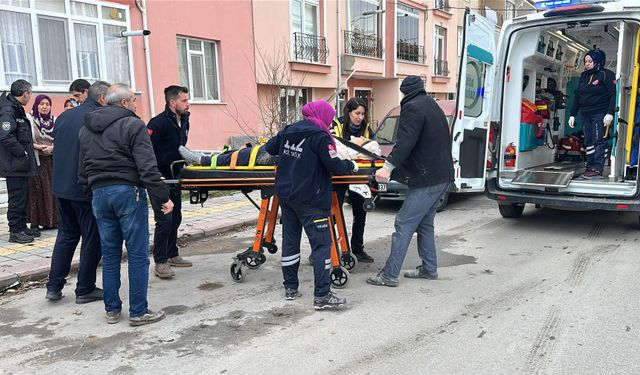 Balkondan düşen kadın yaralandı