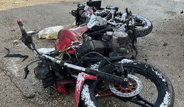 Bursa'da devrilen motosikletin sürücüsü ağır yaralandı