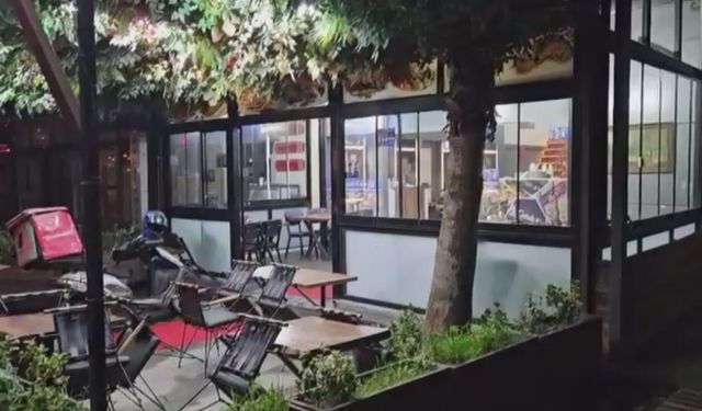 Küçükçekmece’de motosikletli saldırgan kebapçıyı hedef aldı