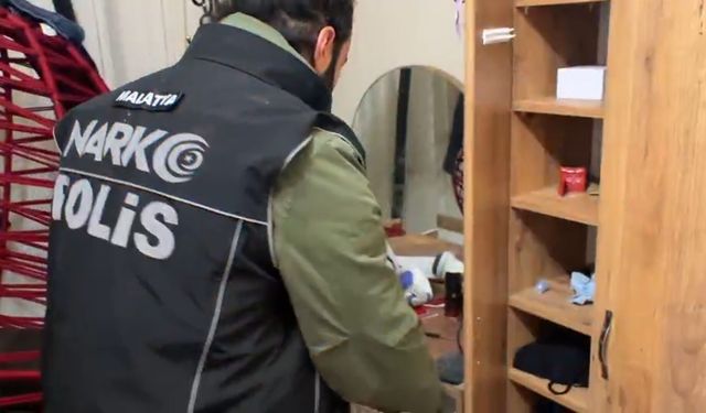 Malatya'da uyuşturucu operasyonu