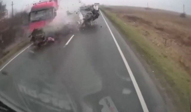 Romanya'da trafik kazası!