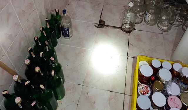 Tekirdağ'da sahte içki operasyonu