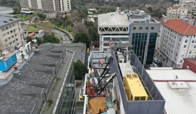 Şişli'de kaçak yapı tespit edildi