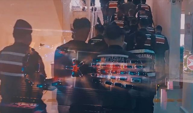 Jandarmanın 5 ildeki uyuşturucu operasyonu