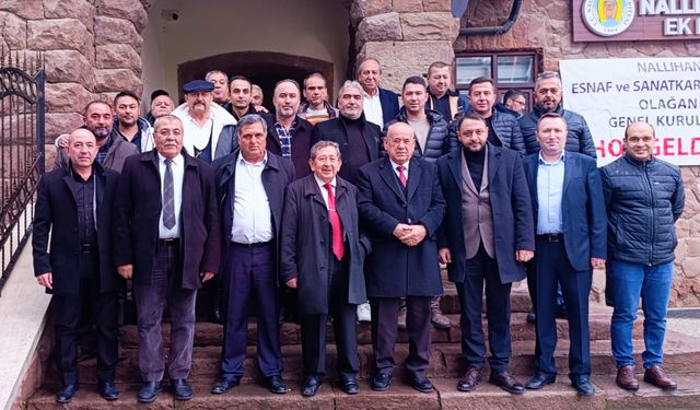 Nallıhan Esnaf Odası’nda İrfan Yılmaz Yeniden Başkan Seçildi