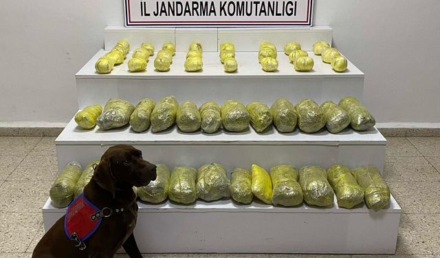 42 kilo uyuşturucu ele geçirildi