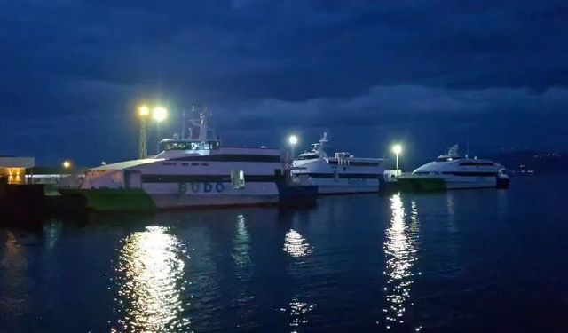 BUDO'nun 8 seferi, olumsuz hava koşulları nedeniyle iptal edildi