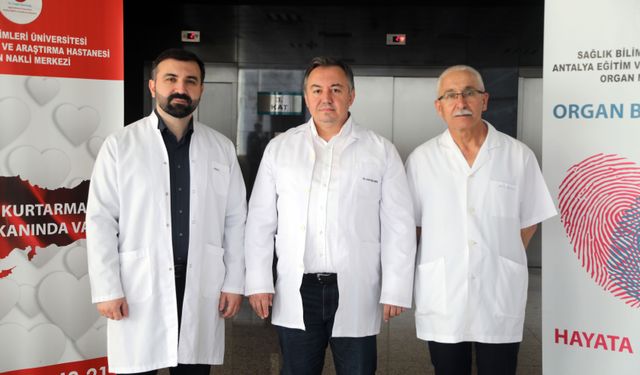 Eşinin bağışladığı böbrekle yeni hayatına başladı