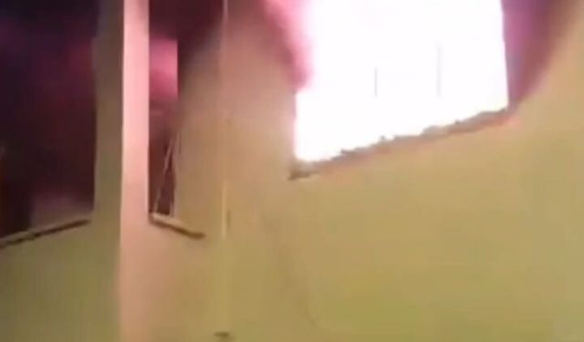 Hatay Samandağ’da Apartman Dairesinde Yangın