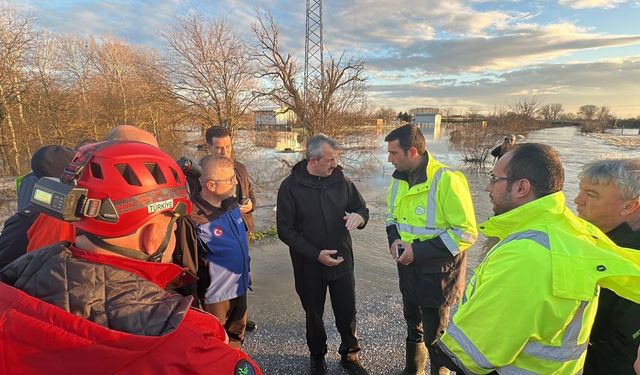 Meriç Nehri'nde Su Seviyesi Arttı!