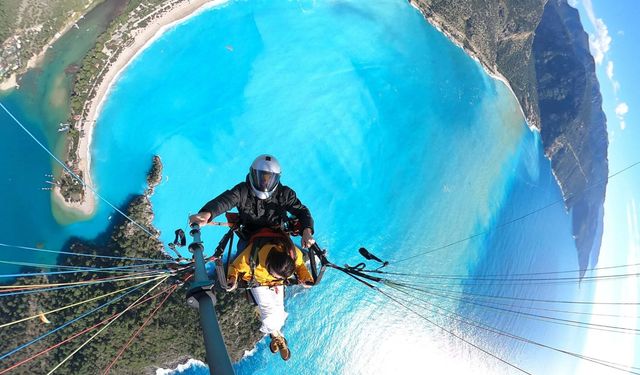 Sağanak Sonrası Kartpostallık Manzara: Ölüdeniz Turkuaza Büründü