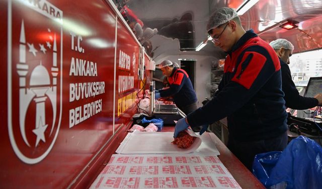 Ankara’da Başkent Kart Sahiplerine Kırmızı Et Desteği