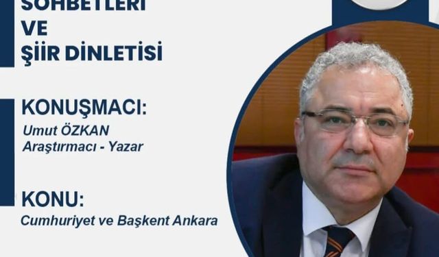 Umut Özkan, İLESAM Cumartesi Sohbetleri’ne katılacak!