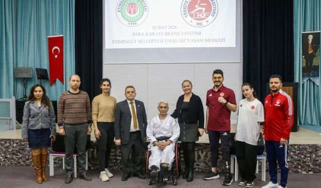 Etimesgut’ta Para-Karate Tanıtımı