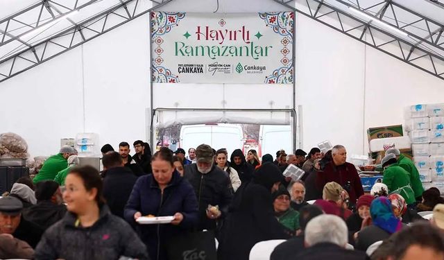 Çankaya Belediyesi Ramazan’da Sofralar Kuruyor