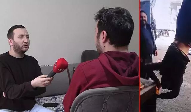 Zihinsel Engelli Hamza'yı ayağından astılar!