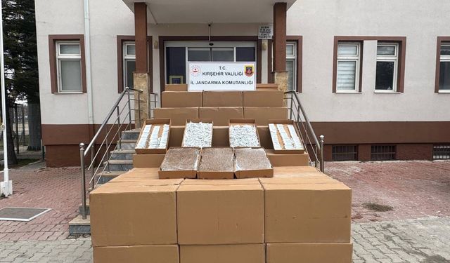 Kırşehir’de dev kaçak makaron operasyonu