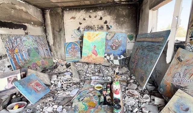 Savaşın Ortasında Sanat: Gazzeli Çocuklar Travmalarını Resimle Anlatıyor SPOT: