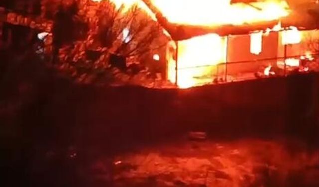 Adana Saimbeyli’de Yangın