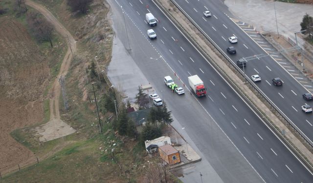 Başkentte polisten helikopter destekli denetim