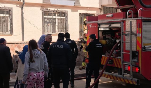 Bursa'da korkutan yangın!