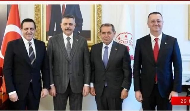 Dursun Özbek'ten Bakan Mustafa Çiftçi'ye ziyaret