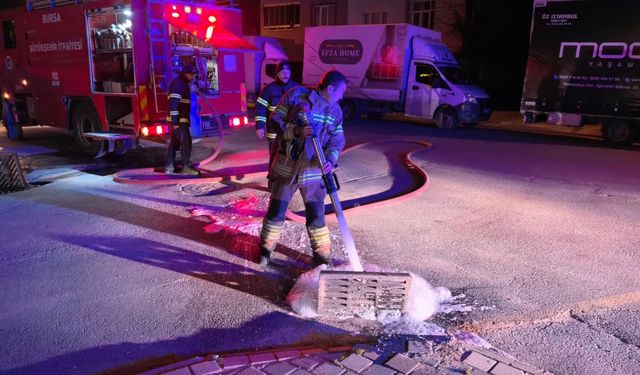 İnegöl’de Gaz Kokusu Paniği