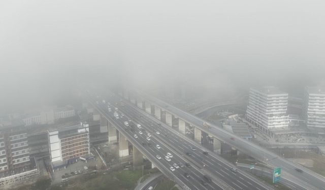 İstanbul’da Yoğun Sis: Görüş Mesafesi 10 Metreye Düştü