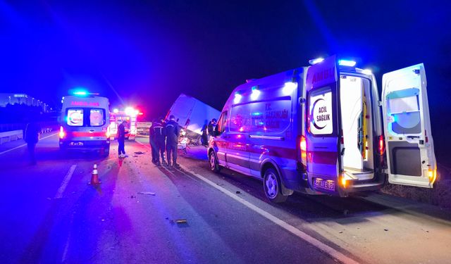 Keşan’da Feci Kaza: 2 ölü, 1 yaralı