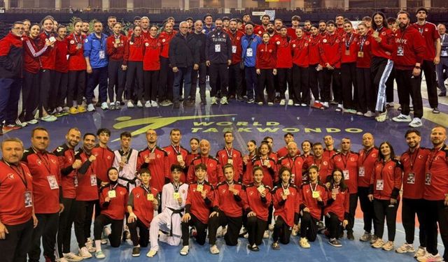 Milli Tekvandocular Belçika'dan 30 Madalya ile Döndü