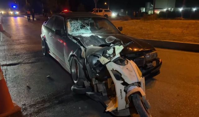 Burdur’da Elektrikli Bisikletle Çarpışan Motosikletin Sürücüsü Yaralandı