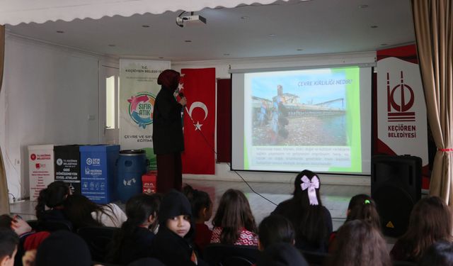 Keçiören’de Öğrencilere Sıfır Atık ve Çevre Bilinci Eğitimi