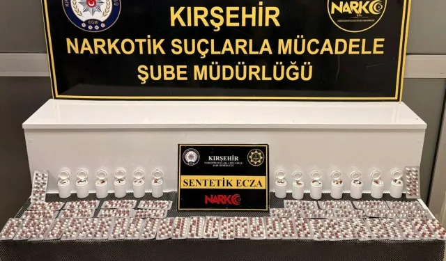 Kırşehir’de uyuşturucu operasyonu: 1110 hap ele geçirildi