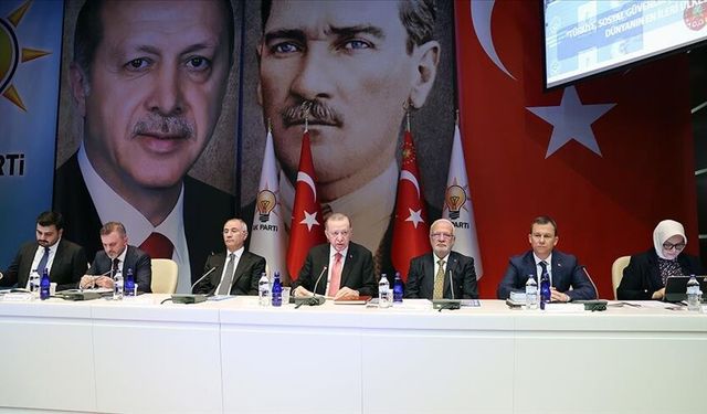 AK Parti MKYK Erdoğan Başkanlığında Toplandı