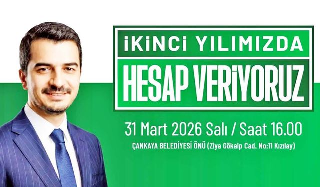 Çankaya Belediye Başkanı Güner halka iki yılın hesabını verecek