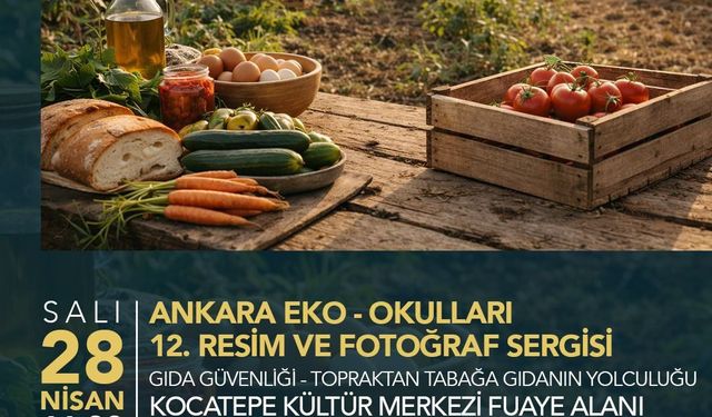 Ankara’da “Topraktan Tabağa” Temalı Eko-Okullar Sergisi Açılıyor