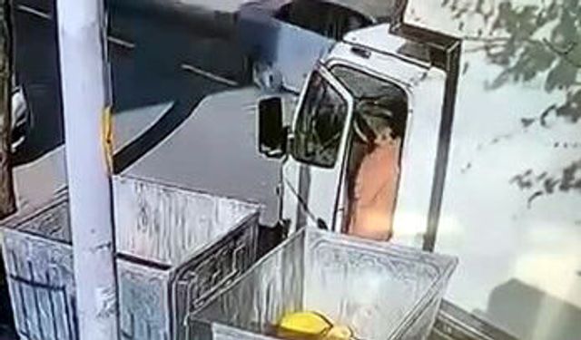 Avcılar'da kamyondan telefon hırsızlığı