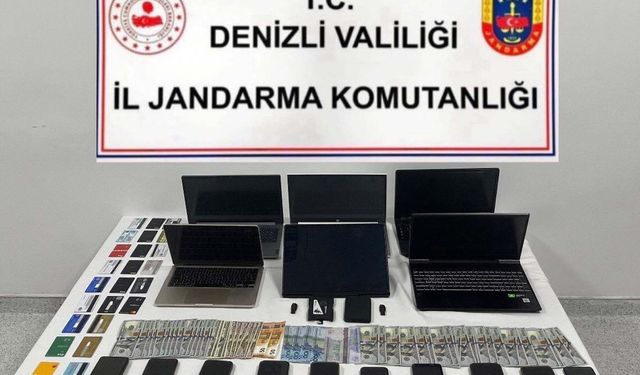 Denizli merkezli 10 ilde dolandırıcılık operasyonu