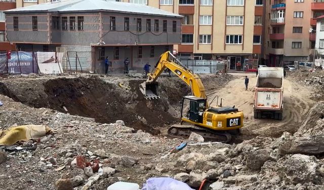 Erzurum’da İnşaat Kazısı Sırasında Doğal Gaz Borusu Patladı