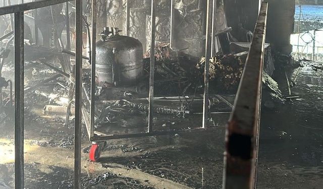 Halı Fabrikasında Korkutan Yangın