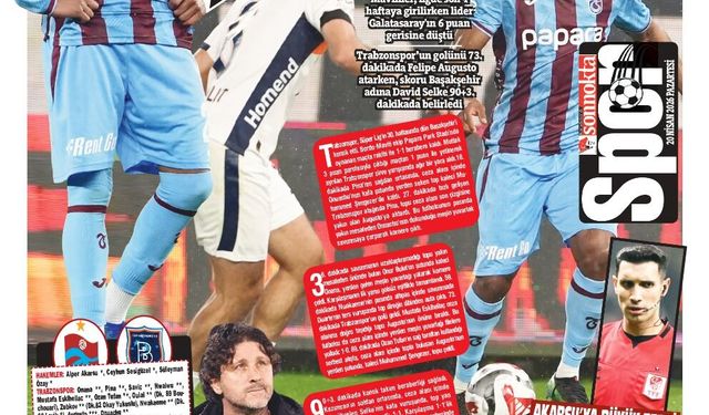 Trabzonspor, Başakşehir Karşısında Son Dakikada Yıkıldı! Zirve Yarışında Kritik Kayıp